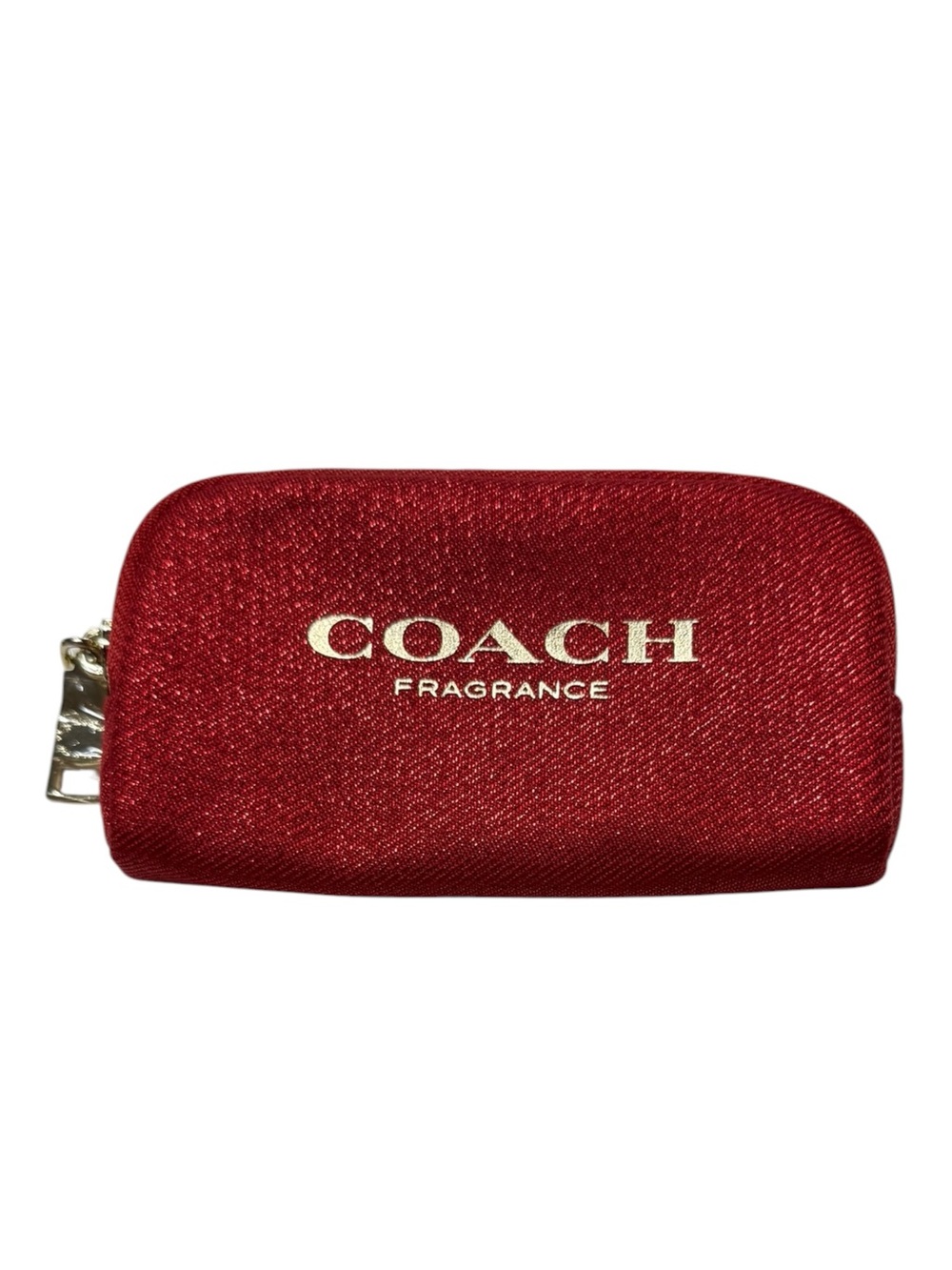 COACH Fragrance Metallic Red Pouch - Compact Travel Case